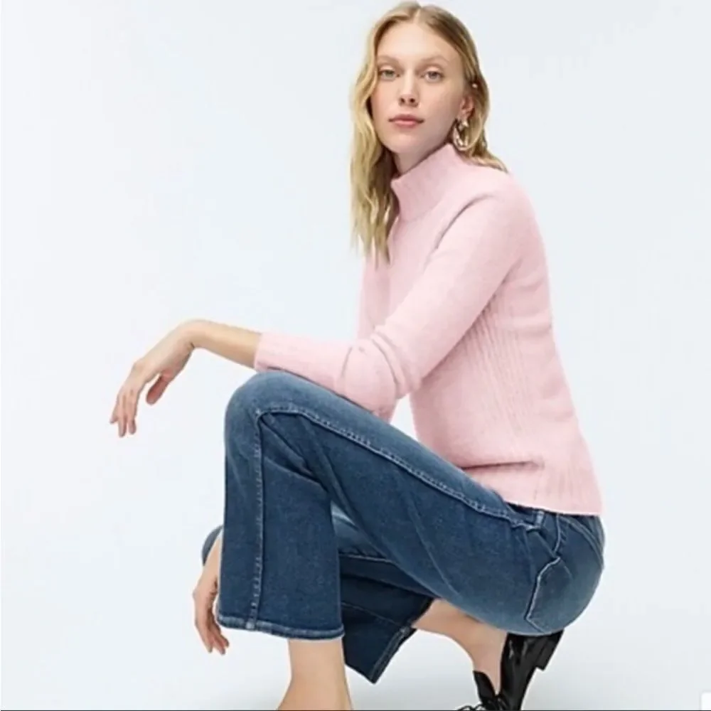 J. Crew Point Sur mock neck sweater in supersoft yarn. Size XS.
